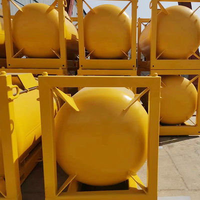 UN T21 Портативный резервуар для хранения химических веществ для пирофорных жидкостей 7520L 6 бар MAWP 18,2 бар Испытано